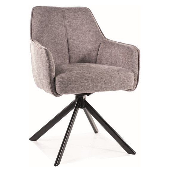 Krzesło NOTTI Brego Czarny/Szary 07