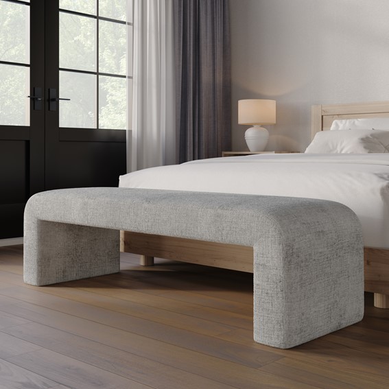 Ławka LEITH LET70G Szary