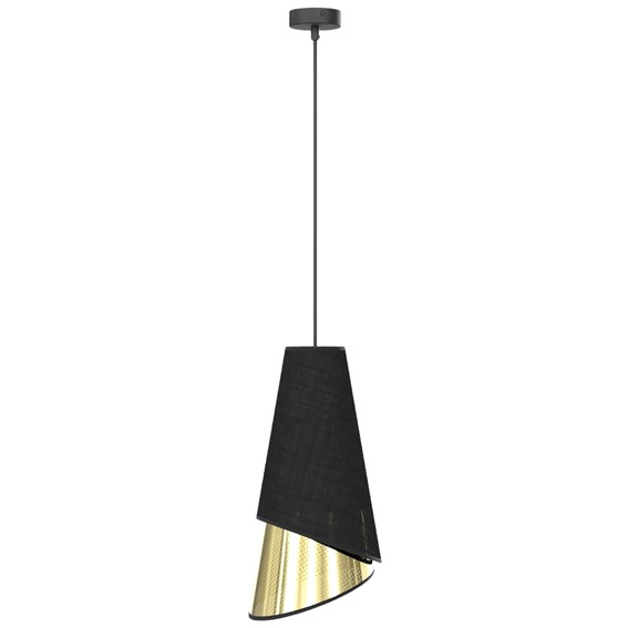Lampa Wisząca MODA 1 Czarny/Złoty