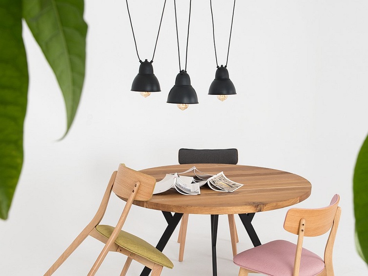 Lampa wisząca COBEN FIX 3 Czarny