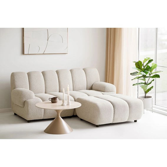 Sofa Modułowa TAZA 2,5-Osobowa Prawa Beżowy