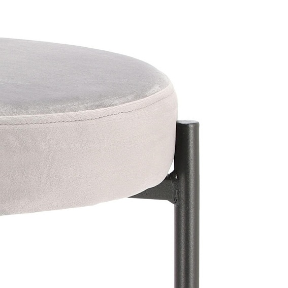 Krzesło CAMILE Velvet szare