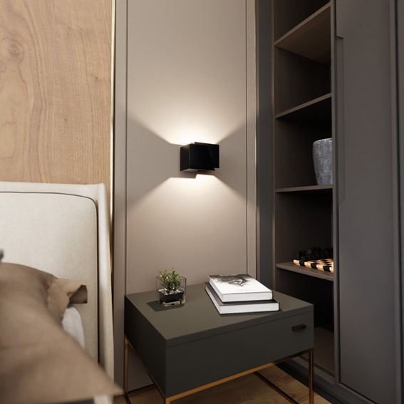 Kinkiet FROST Czarny