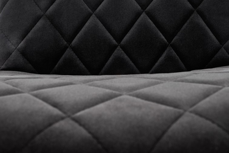 Krzesło K525 Velvet Czarny/Czarny