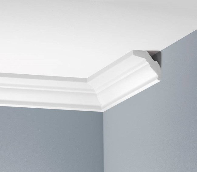 Listwa Gzymsowa Gładka LGG-25 240 cm Biały
