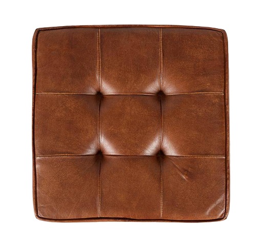 Hoker Tapicerowany AV1730-192S 38x38x74 Czarny/Brązowy