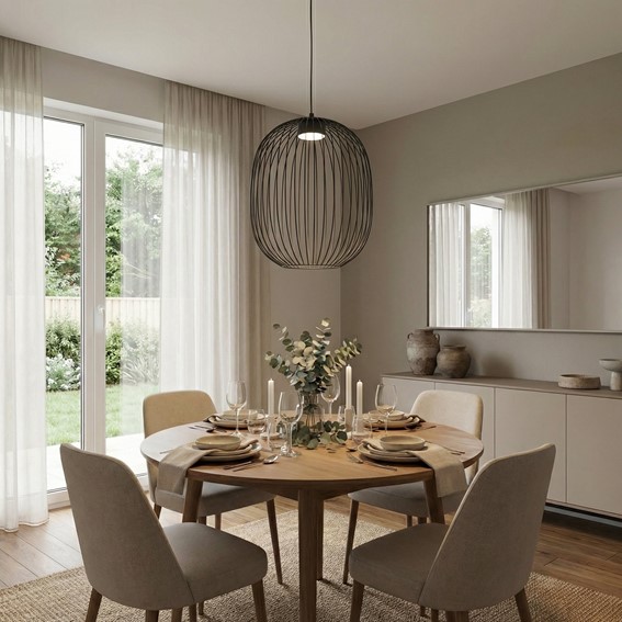 Lampa Wisząca MANTRA 1 Czarny