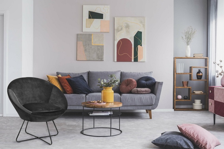 Fotel CENTER VIC Szary