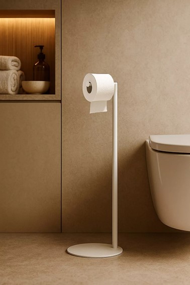 Stojak na Papier Toaletowy KS-60 Biały