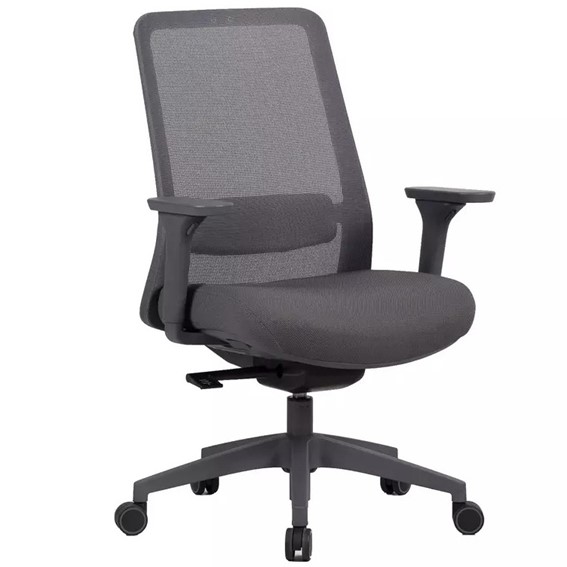 Fotel Obrotowy Q-718 Szary