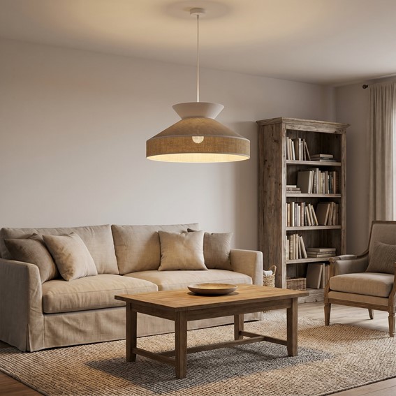 Lampa Wisząca SIESTA 1 Brązowy
