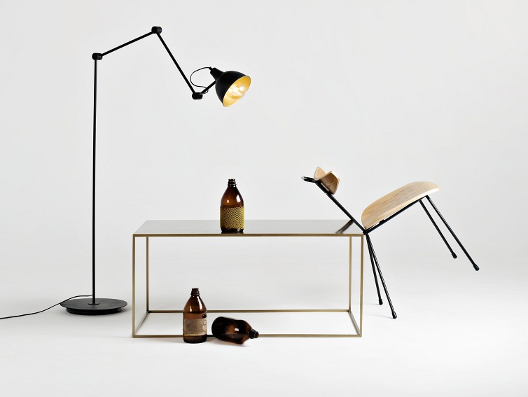 Stół Kawowy Tensio Metal 100x60 Złoty