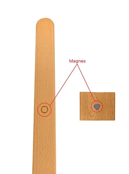 Łyżka do Butów Magnetyczna MAGNUS Drewniana