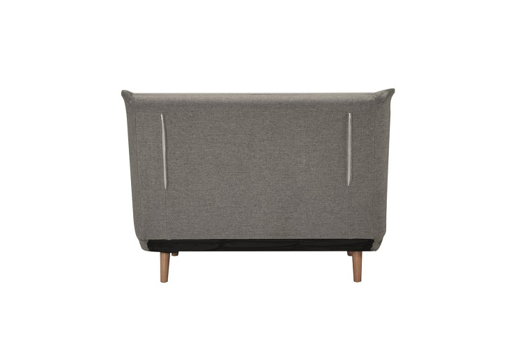 Fotel SPIKE Buk/Szary Tap.137