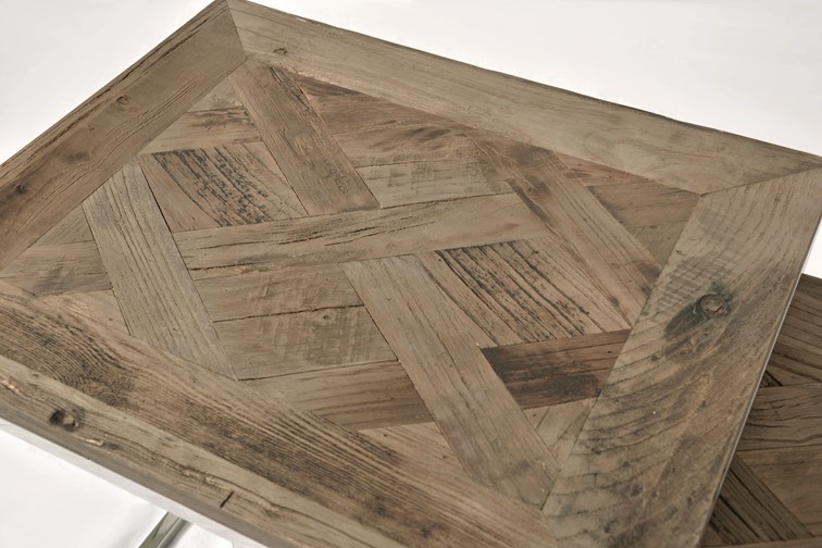 Zestaw Stolików GLAMOUR GL1538/39 Brązowy/Szary