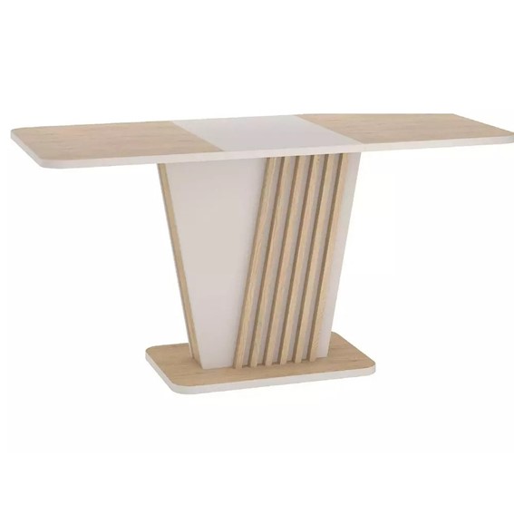 Stół Rozkładany NEVIO (125-170)x75 Dąb Cremona Torro/Kaszmir