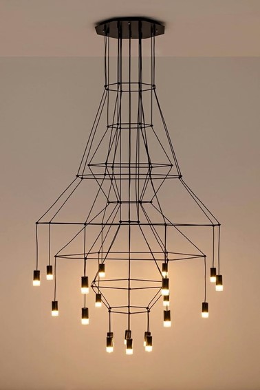 Lampa Wisząca FLUSSO 20 Czarny