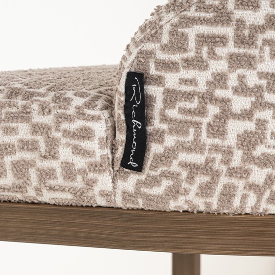 Zestaw 2 Krzeseł Barowych BOLTON Beżowy