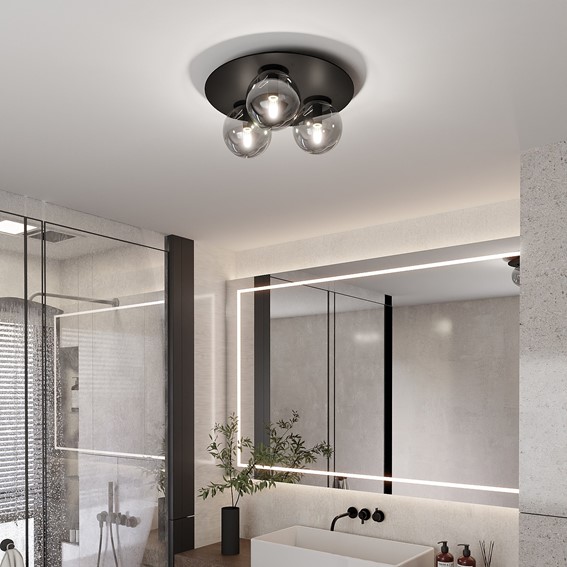 Lampa Sufitowa SOLAR 3 Czarny/Grafitowy