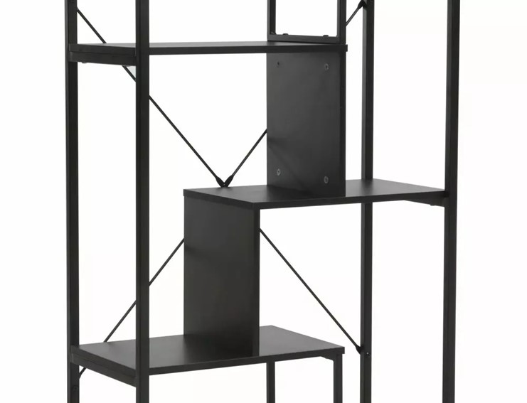 Regał NET A Czarny Mat/Czarny