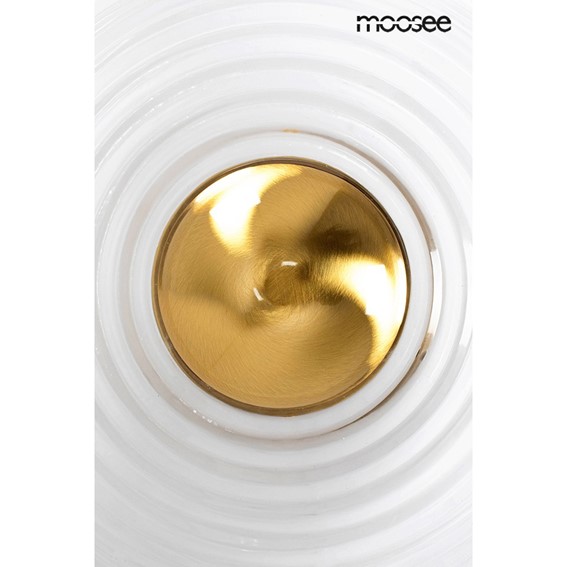 Lampa Ścienna ONDA Biały/Złoty