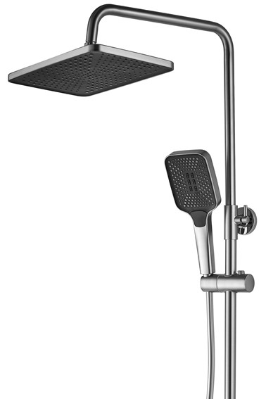 Zestaw Natryskowy ROB z Termostatem Nikiel Szczotkowany