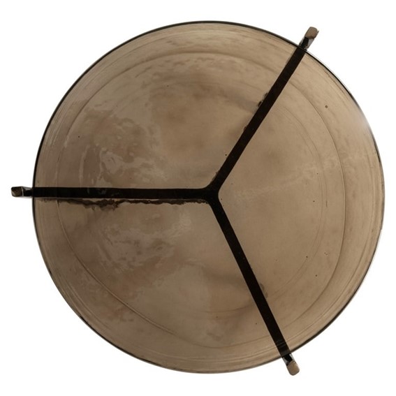 Stolik MATEO Czarny/Miedziany