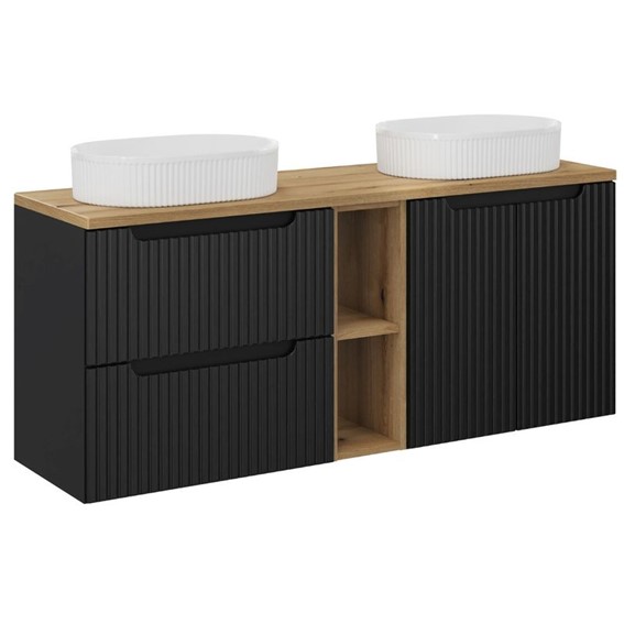 Zestaw Meblowy BEYOND 140cm Czarny Mat