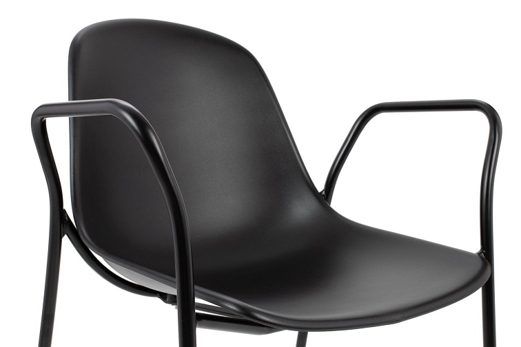 Krzesło Resol Arm 57x61x82 Czarny