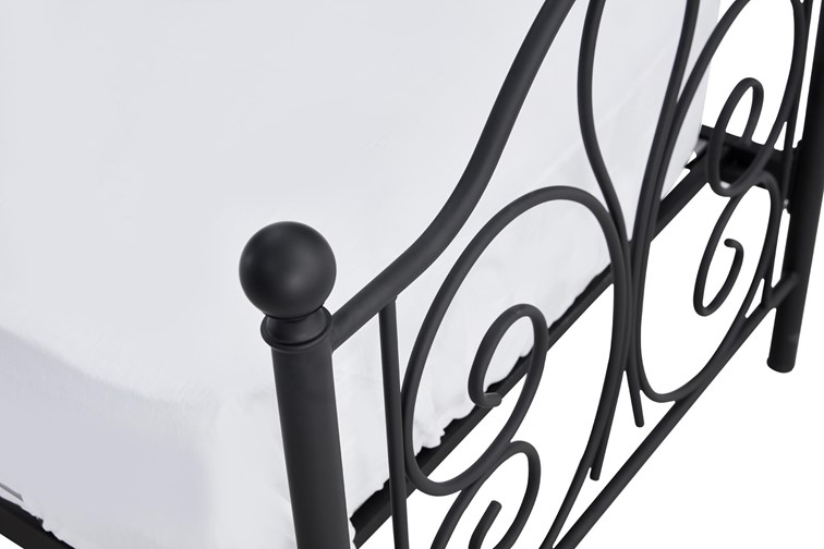 Łóżko PANAMA 90x200cm Czarny