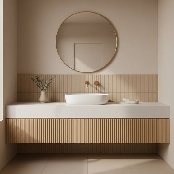 Bateria Podtynkowa CLIF Miedź Szczotkowany