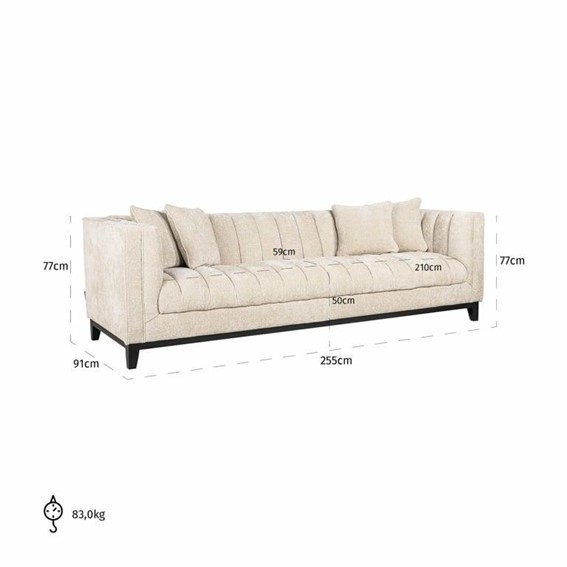 Sofa BEAUCHAMP Beżowy