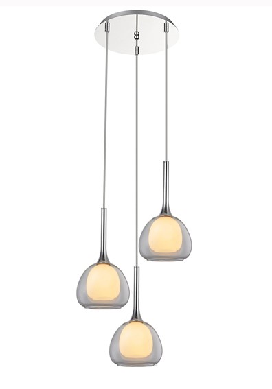 Plafon ANASTASI 3P Chromowany