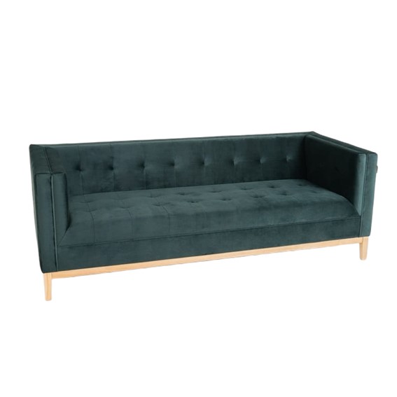 Sofa by-TOM 3 Os. Rozkładana Avocado/Naturalny