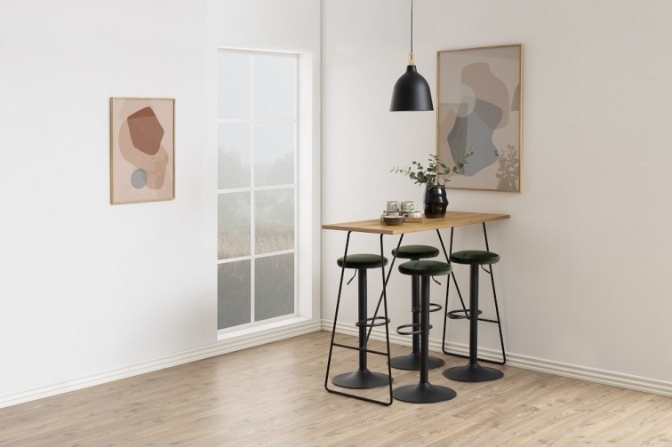 Stołek Barowy FINCH Forest Green