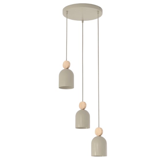 Lampa Wisząca MESI 3 PREM Beżowy