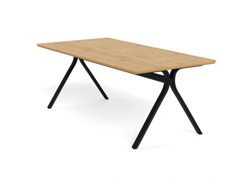 Stół BRISTOL 200x100 Dąb Naturalny/Czarny