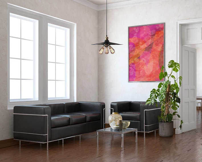 Fotel Kubik 68x75x67 Czarna Skóra