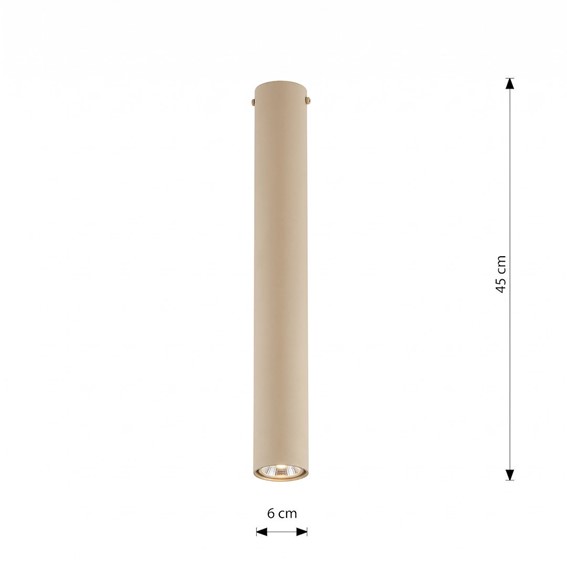 Lampa Sufitowa TECNO 1L Beżowy