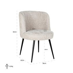 Krzesło MORTON Beż