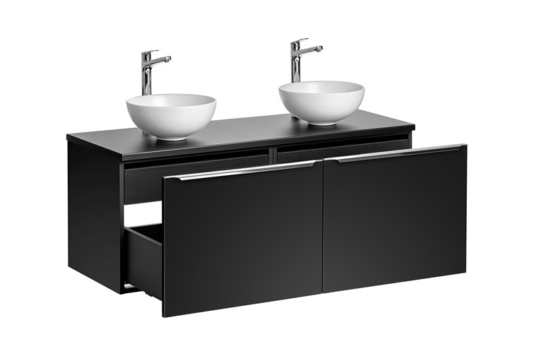 Zestaw Mebli Łazienkowych SFBL B UN. DOMI MW 120cm Czarny