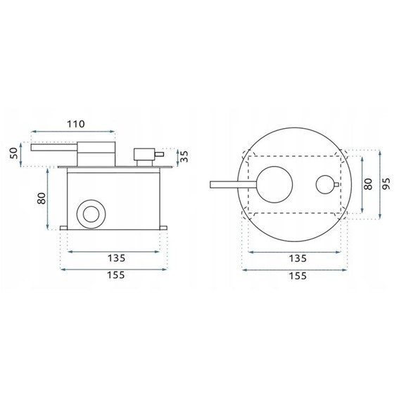 Zestaw Natryskowy FOSS CLIF Czarny
