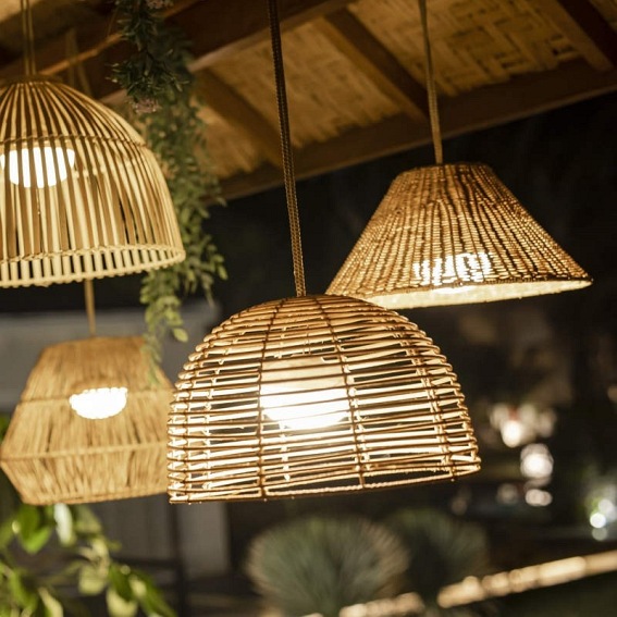 Lampa Wisząca CALOBRA 20 HANG IN&OUT BATTERY Naturalny