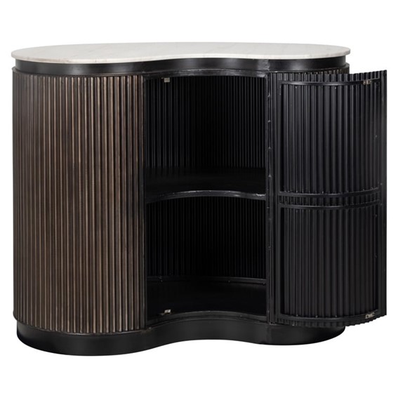 Stolik Barowy MAYFIELD Beżowy/Brązowy