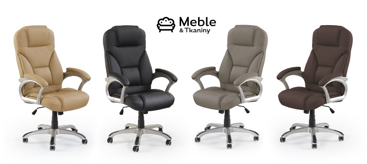 Fotel Gabinetowy DESMOND Czarny