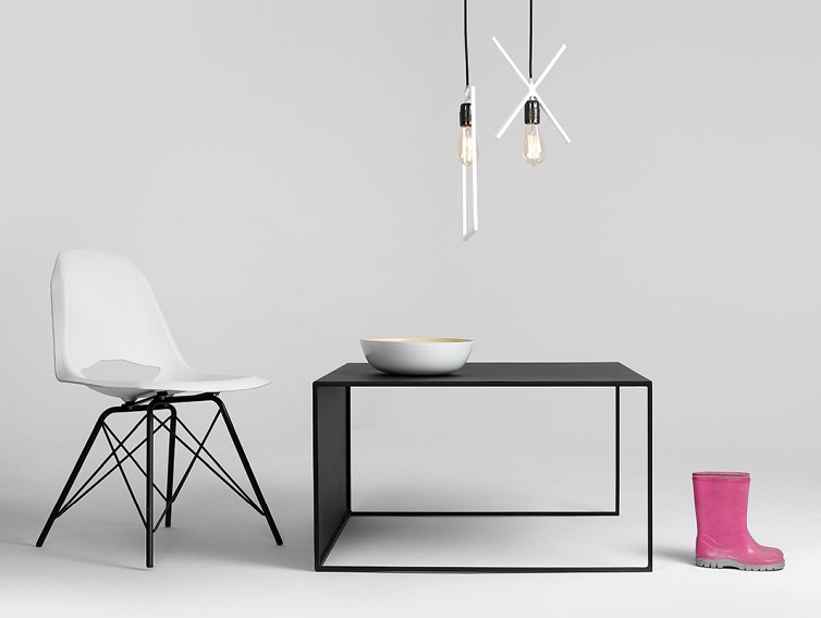 Stół kawowy 2 WALL METAL 80