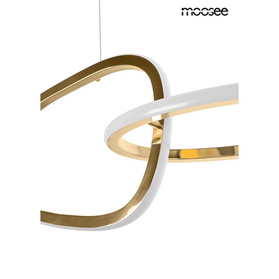 Lampa Wisząca JAZZ 5 Złoty/Biały