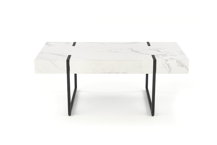 Ława BLANCA Biały/Czarny