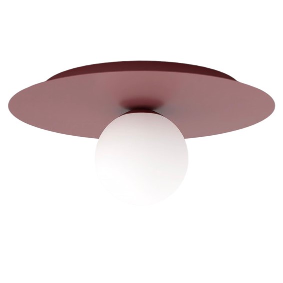 Lampa Sufitowa SOLAR 1 Burgundowy/Biały