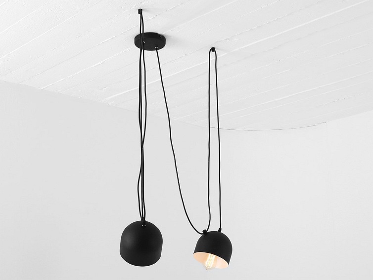 Lampa wisząca POPO 2 – czarny